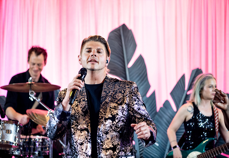 Cody at the Grand Opening of El Jebel